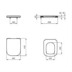 Ideal Standard i.Life B Normal Close Toilet Seat & Cover