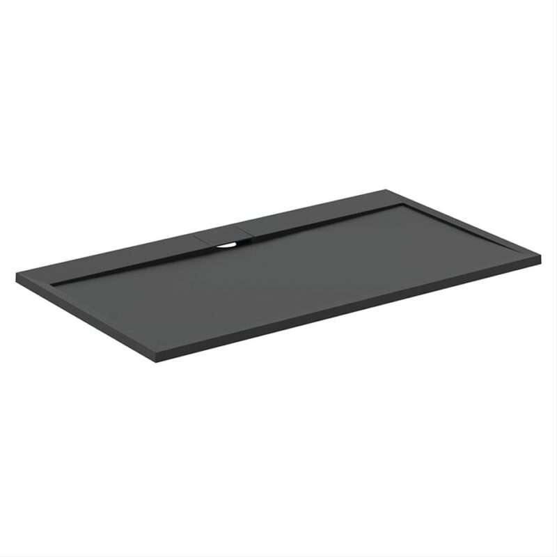 Ideal Standard i.life Ultra Flat S 1600x900mm Shower Tray T5226 Black Ideal Standard i.life Ultra Flat S 1600x900mm Shower Tray T5226 Black