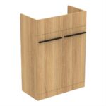 Ideal Standard i.Life A 60cm 2 Door Semi-Countertop Basin Unit Natural Oak