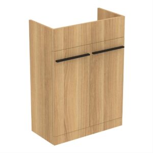 Ideal Standard i.Life A 60cm 2 Door Semi-Countertop Basin Unit Natural Oak