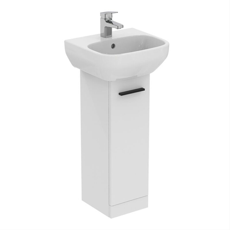 Ideal Standard i.Life A 23cm 1 Door Pedestal Washbasin Unit Matt White