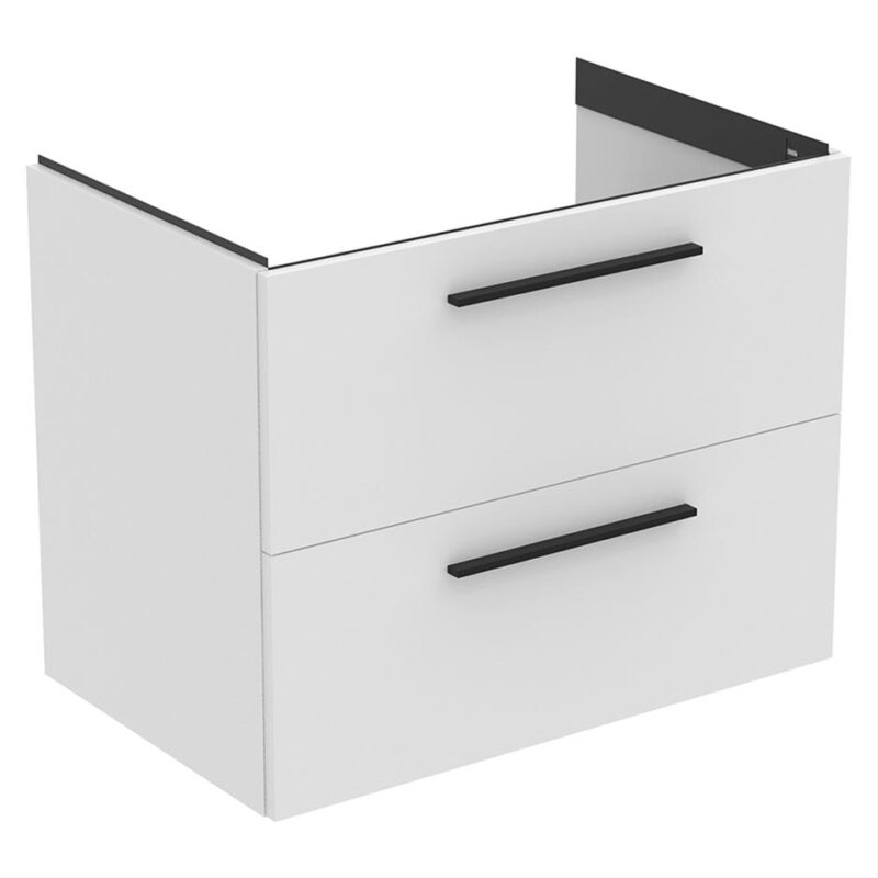 Ideal Standard i.Life B 80cm 2 Drawer Wall Basin Unit Matt White Ideal Standard i.Life B 80cm 2 Drawer Wall Basin Unit Matt White