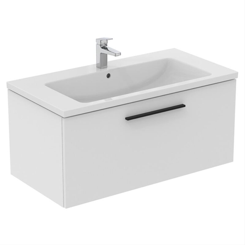Ideal Standard i.Life B 100cm 1 Drawer Matt White Wall Hung Vanity Unit & Basin