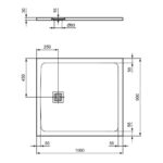 Ideal Standard Ultra Flat S+ 1000x900mm Shower Tray Pure White