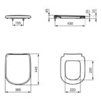 Ideal Standard Tempo Seat & Cover Standard Close T6792