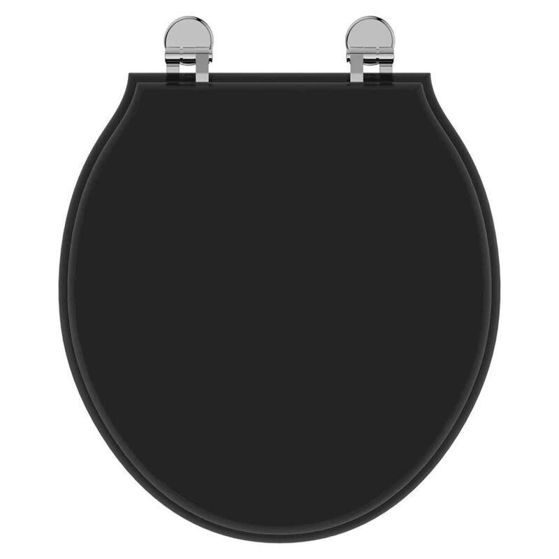 Ideal Standard Waverley Toilet Seat & Cover Black