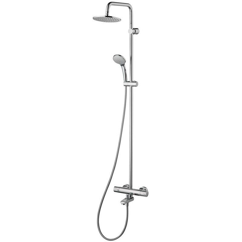 Ideal Standard Ceratherm Bath Shower Mixer, Rainshower & Riser