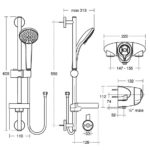 Ideal Standard CTV Thermostatic Exposed Shower Pack A5783