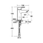 Ideal Standard Tesi Basin Mixer Tap A6587