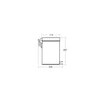 Ideal Standard IOM Pedal Bin Polished Stainless Steel A9104