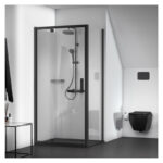 Ideal Standard IOM Corner Shower Basket Silk Black