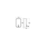 Ideal Standard IOM Soap Dispenser Polished Stainless Steel A9109