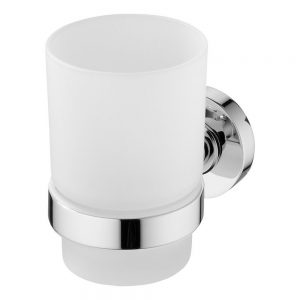 Ideal Standard IOM Frosted Glass Tumbler & Holder A9120