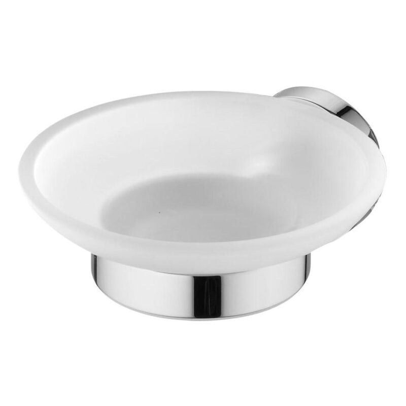 Ideal Standard IOM Frosted Glass Soap Dish & Holder A9122 Ideal Standard IOM Frosted Glass Soap Dish & Holder A9122