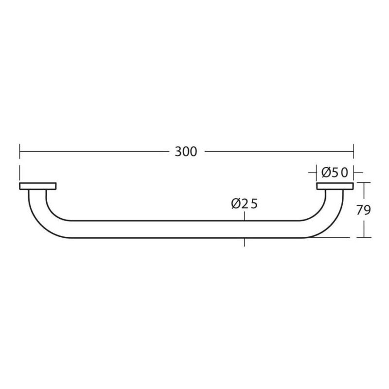 Ideal Standard IOM Grab Rail 300mm A9126