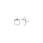 Ideal Standard IOM Toilet Roll Holder with Cover A9127