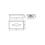 Ideal Standard IOM Tissue Dispenser A9133 Satin Stainless Steel