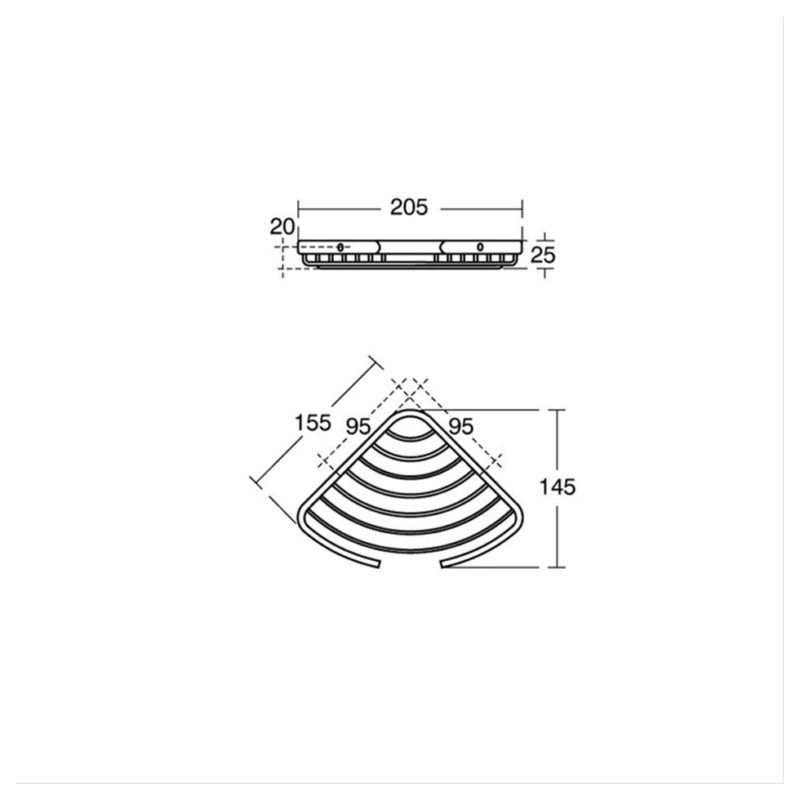 Ideal Standard Concept Corner Soap Basket A9157
