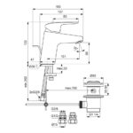 Ideal Standard Ceraflex Basin Mixer with Pop Up Waste B1811