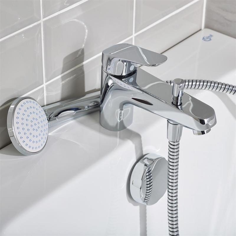 Ideal Standard Ceraflex One Hole Bath Shower Mixer & Kit B1960