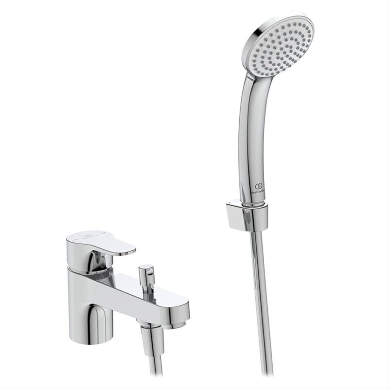 Ideal Standard Cerabase One Hole Bath Shower Mixer with Shower Set Ideal Standard Cerabase One Hole Bath Shower Mixer with Shower Set