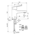 Ideal Standard Ceraplan Single Lever Mini Basin Mixer Tap BD208