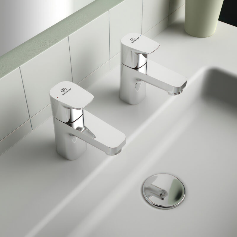 Ideal Standard Ceraplan Basin Pillar Taps BD247
