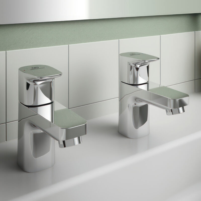 Ideal Standard Ceraplan Basin Pillar Taps BD247