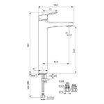 Ideal Standard Ceraplan Single Lever Vessel Basin Mixer Tap BD255