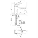 Ideal Standard Ceraplan Monobloc Bath Filler Tap BD266