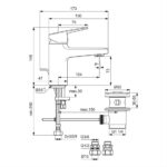 Ideal Standard Ceraplan Single Lever Basin Mixer with Pop-Up Waste