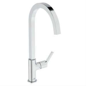 Ideal Standard Gusto Single Lever Square C Spout Kitchen Mixer Tap