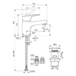Ideal Standard Cerabase Single Lever Mini Basin Mixer Tap