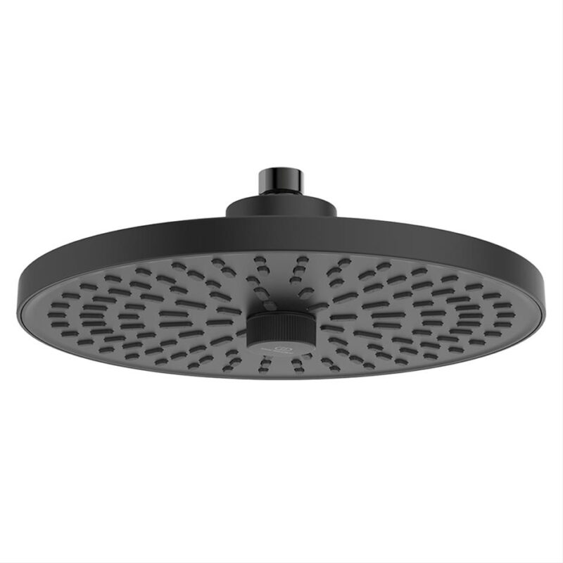 Ideal Standard Idealrain ALU+ 260mm Round Fixed Shower Head Black