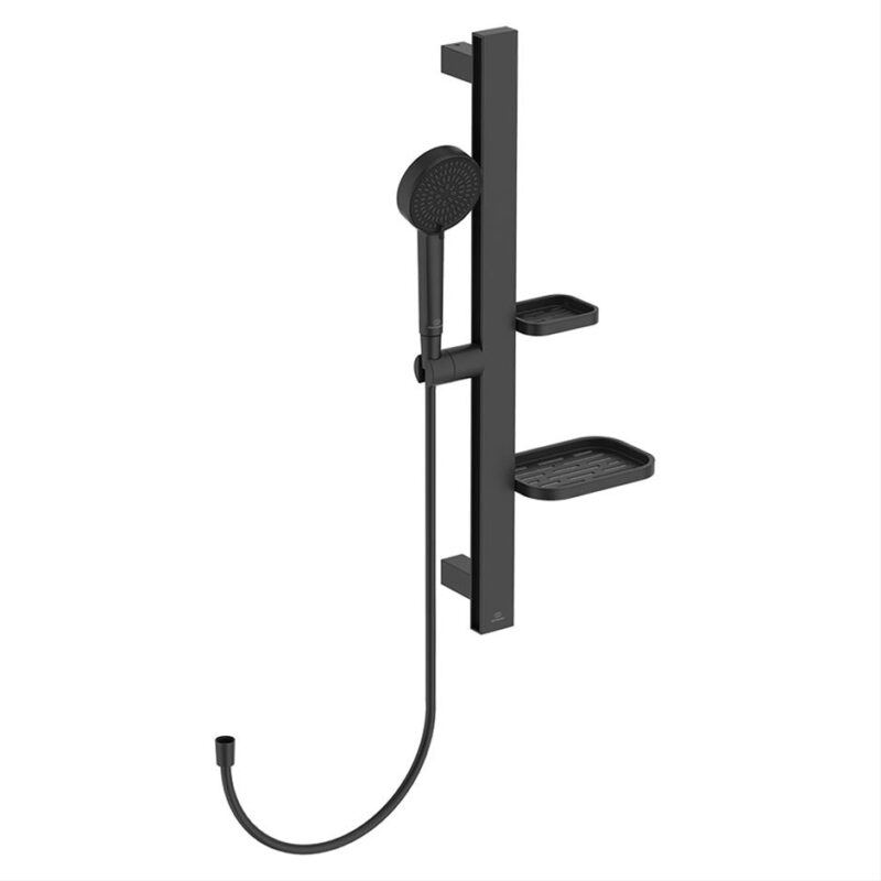 Ideal Standard Idealrain ALU+ Shower Set with 600mm Rail Black