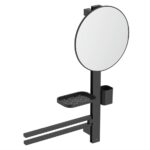 Ideal Standard ALU+ Medium Beauty Bar with 320mm Mirror Black
