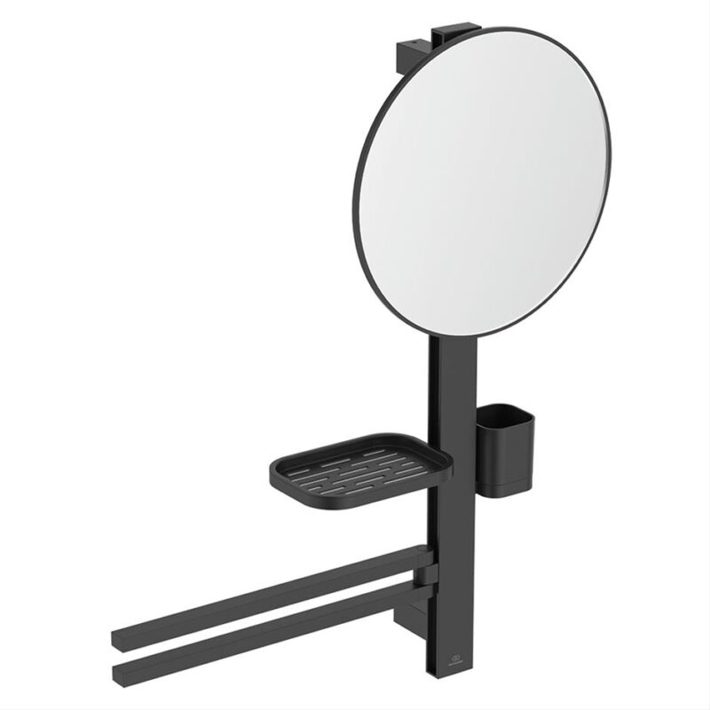 Ideal Standard ALU+ Medium Beauty Bar with 320mm Mirror Black Ideal Standard ALU+ Medium Beauty Bar with 320mm Mirror Black