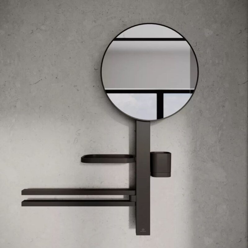 Ideal Standard ALU+ Medium Beauty Bar with 320mm Mirror Black
