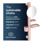 Ideal Standard ALU+ Beauty Bar Small Rose