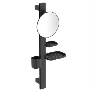 Ideal Standard ALU+ Small Beauty Bar with 200mm Mirror Black