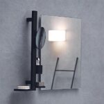 Ideal Standard ALU+ Small Beauty Bar with 200mm Mirror Black