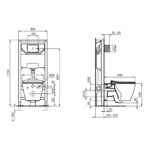 Ideal Standard Concept Aquablade Wall-Hung WC Pan E0473