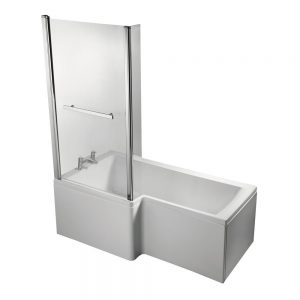 Ideal Standard Concept Space 150cm Shower Bath Left E0495