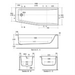 Ideal Standard Concept 170x70cm LH Spacemaker Bath & Front Panel