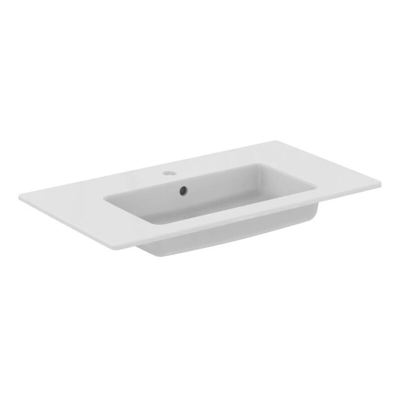 Ideal Standard Eurovit+ 80cm Vanity Basin 1 Taphole E0669 White
