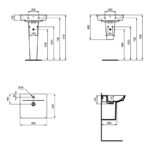 Ideal Standard Connect Air Full Pedestal