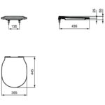 Ideal Standard Connect Air Slow Close Toilet Seat E0814