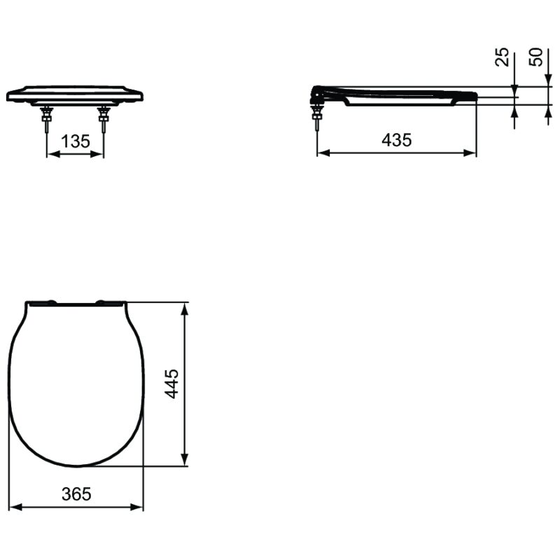Ideal Standard Connect Air Slow Close Toilet Seat E0814