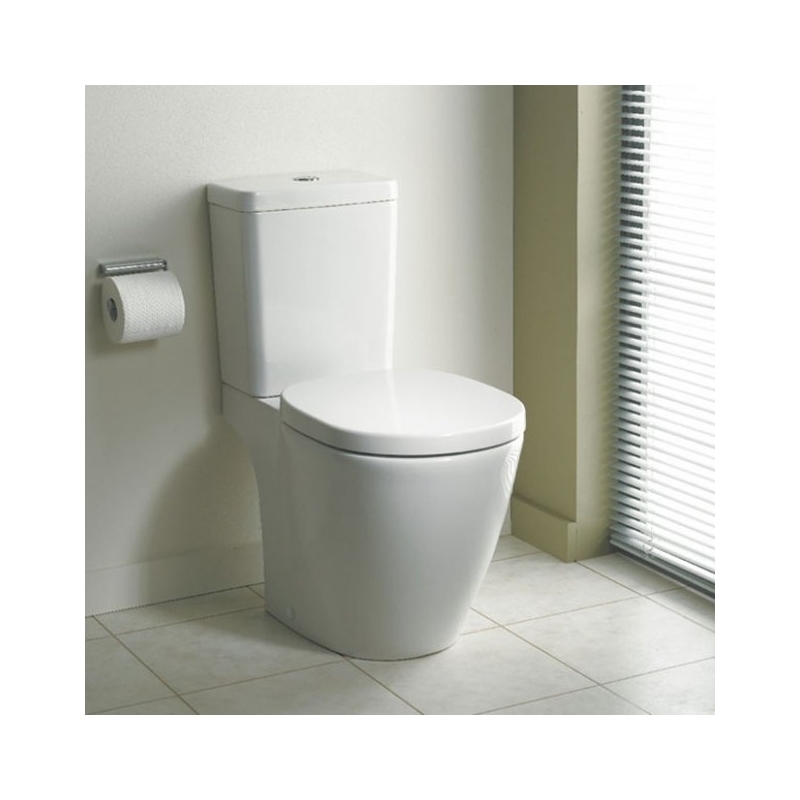 Ideal Standard Concept Space Toilet, 4/2.6 Litre Cube Cistern & Standard Seat