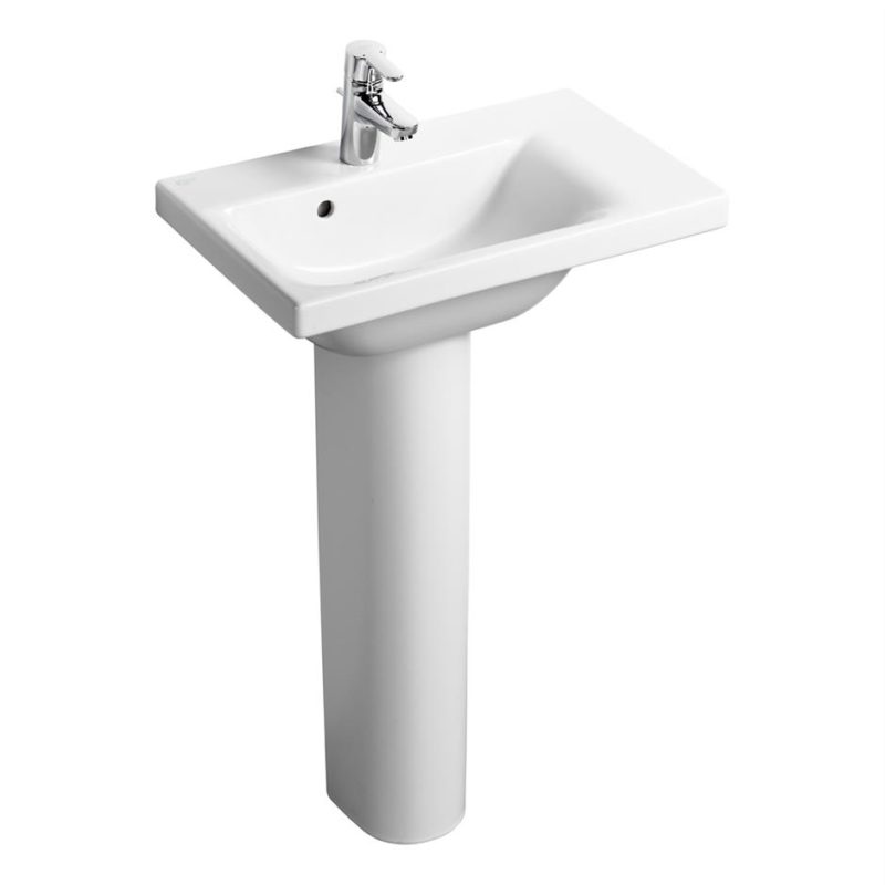 Ideal Standard Concept Space 60cm Right Hand Basin & Pedestal